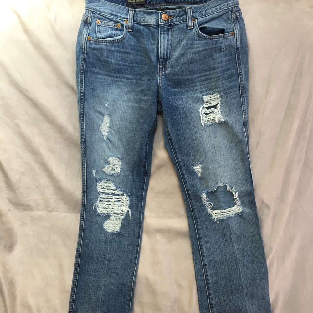 J.Crew Distressed Jeans.